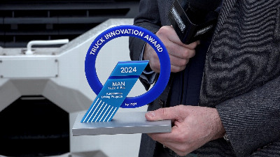 Beitragsbild - Truck Innovation Award Übergabe an MAN Österreich