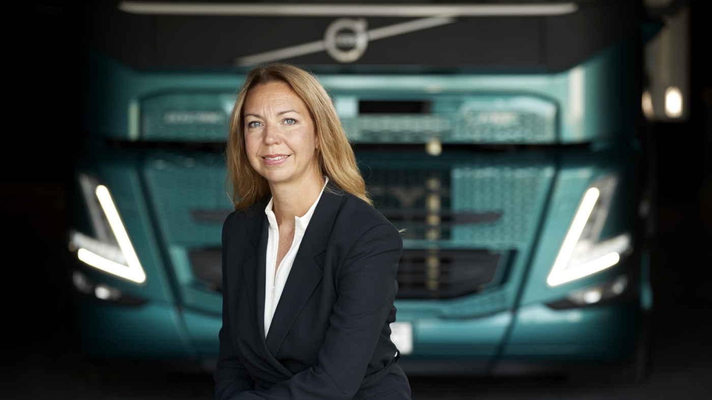Slideshow Bild - Jessica Sandström, Senior Vice President of Product Management bei Volvo Trucks.